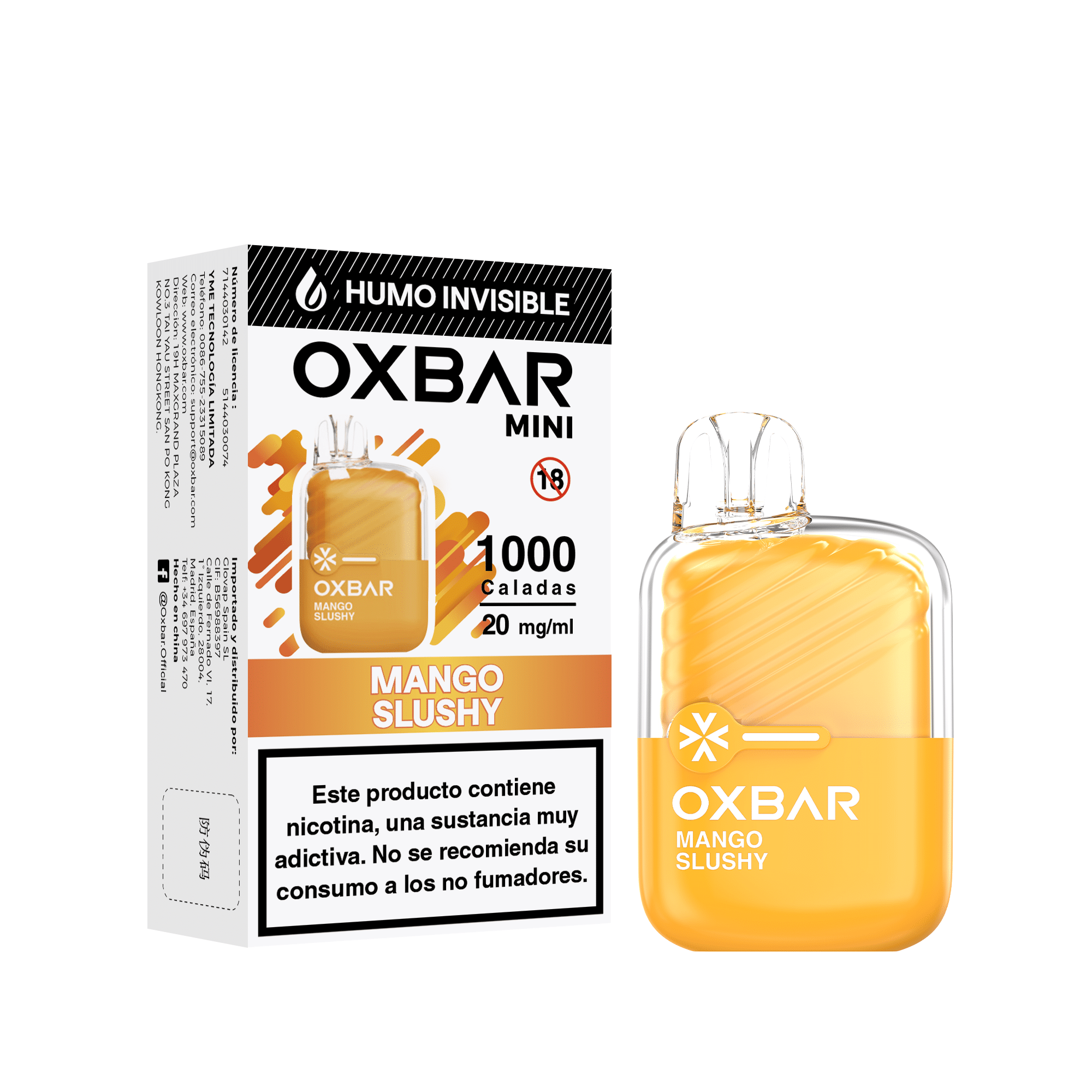 Sin Humo Oxbar Mini Mango Slushy